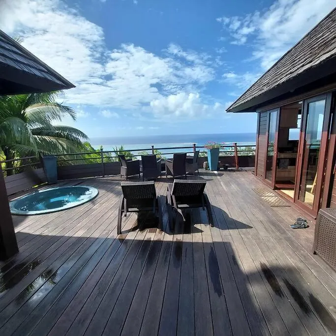 180 Degree Stunning Ocean Views In Entirely Equipped Villa! Papetoai 0*,  French Polynesia