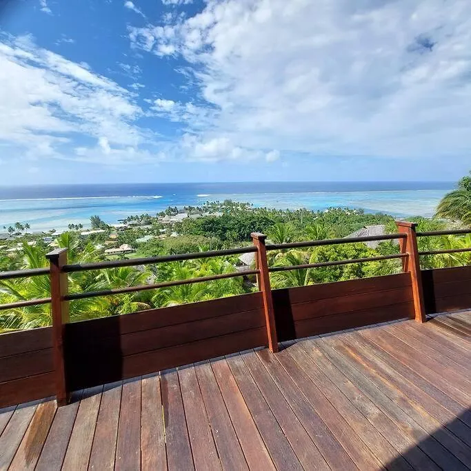 180 Degree Stunning Ocean Views In Entirely Equipped Villa! Papetoai Villa