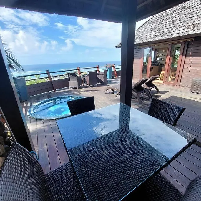 Villa 180 Degree Stunning Ocean Views In Entirely Equipped Villa! Papetoai